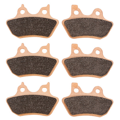 Brake Pads for Harley Davidson Electra Glide Ultra Classic Road King Fatboy Dyna Heritage Softail Night Train Touring,Low Rider, Wide Glide