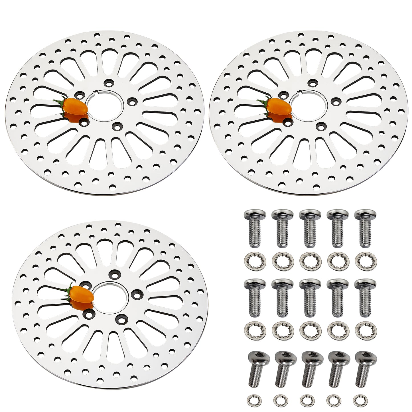 11.5'' Brake Rotor for Harley Davidson Touring Sportster Dyna and Early Super Glide Softail Great Performance Superior Heat Dissipation Brake part